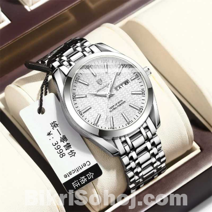Stylish Premium Silver Men’s Watch